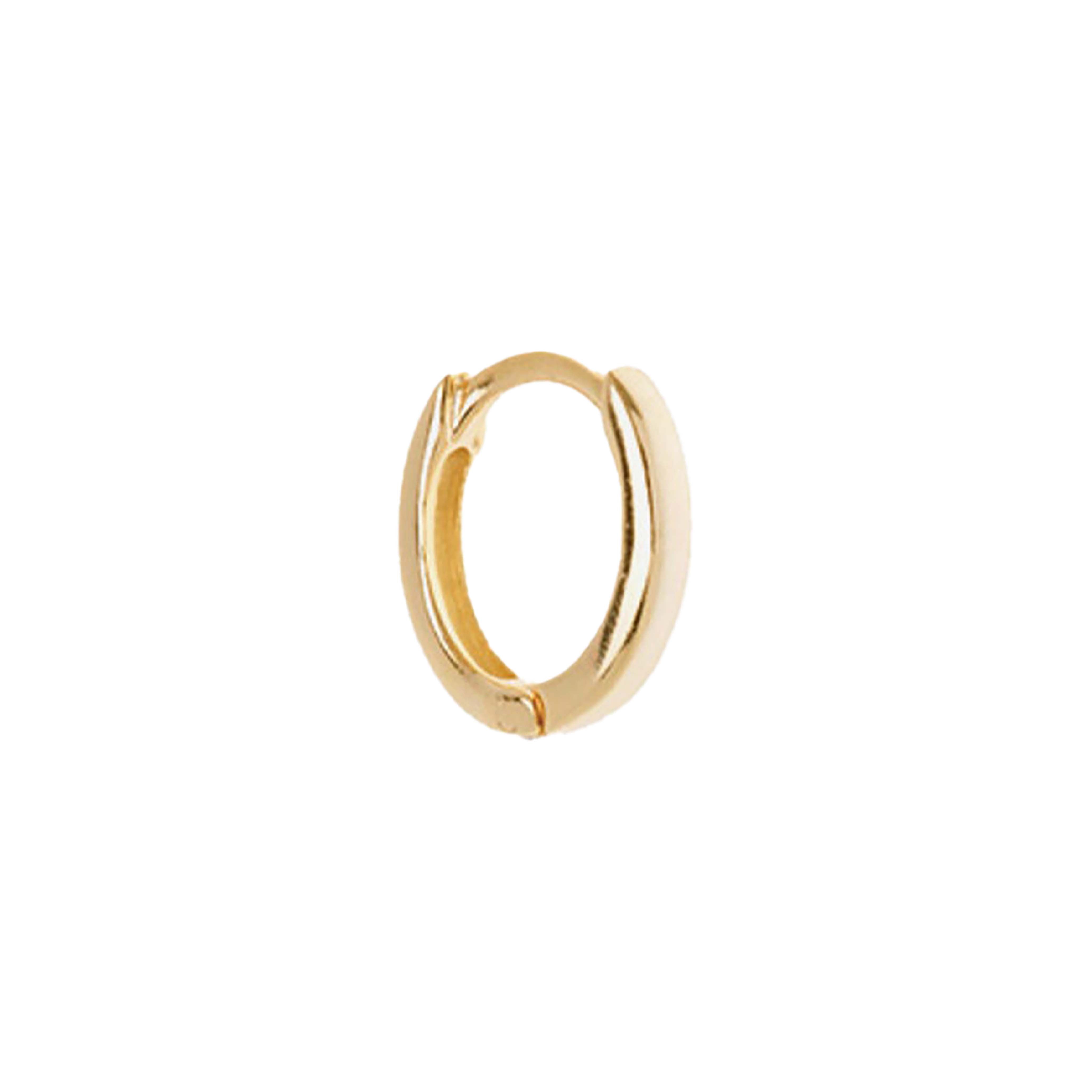 MJ 18k Gold Hoop – Indira Jewelry